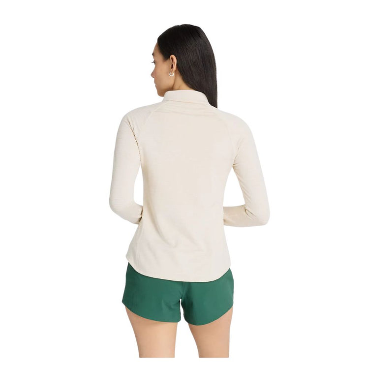 New Balance | Athletics Heat Grid 1/2 Zip | Dames | Linen Heather