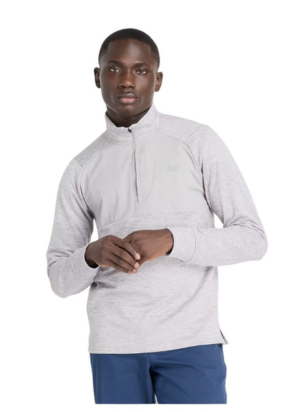 New Balance | Athletics Heat Grid 1/2 Zip | Heren | Athletic Grey