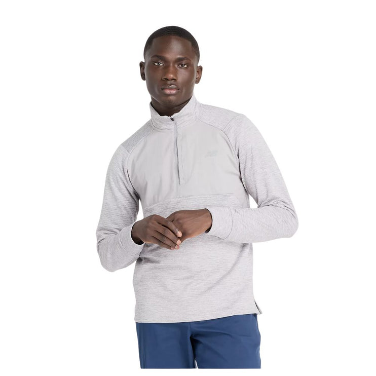 New Balance | Athletics Heat Grid 1/2 Zip | Heren | Athletic Grey