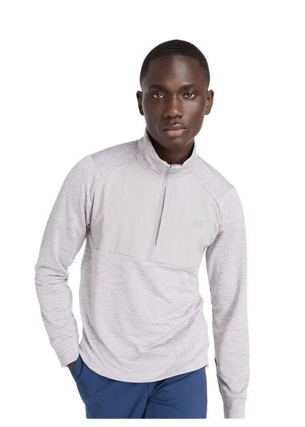 New Balance | Athletics Heat Grid 1/2 Zip | Heren | Athletic Grey