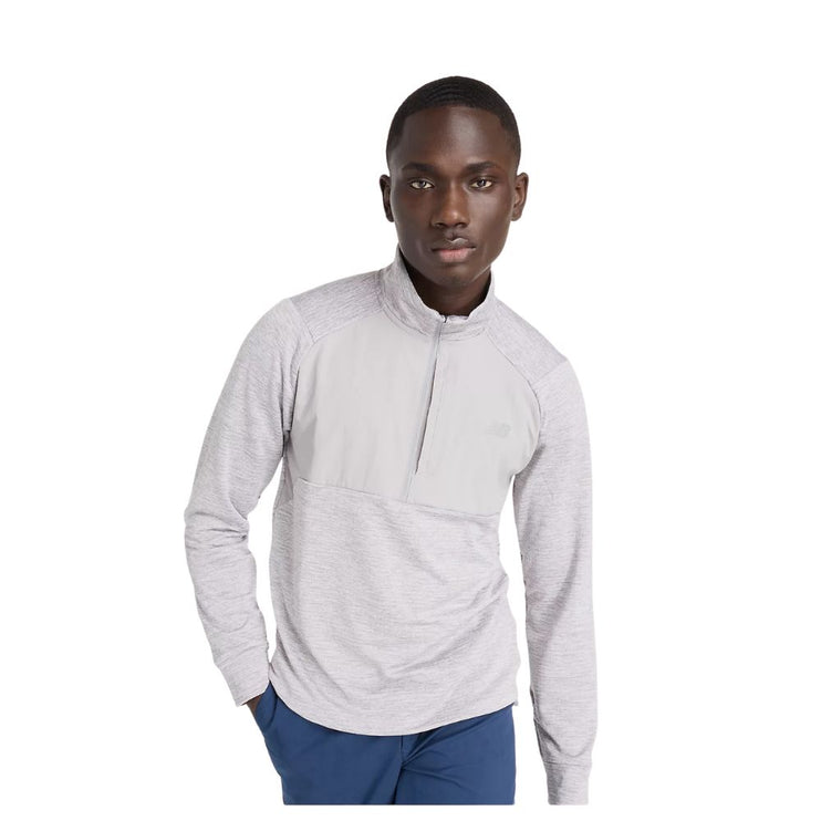 New Balance | Athletics Heat Grid 1/2 Zip | Heren | Athletic Grey