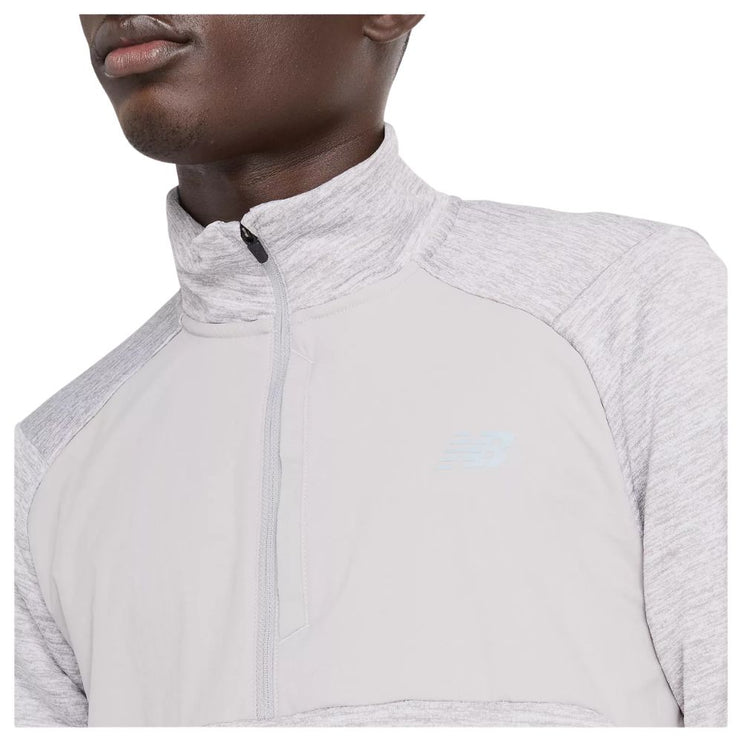 New Balance | Athletics Heat Grid 1/2 Zip | Heren | Athletic Grey
