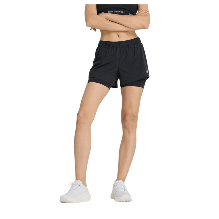 New Balance | RC 2-in-1 Short 3" | Ladies | Black