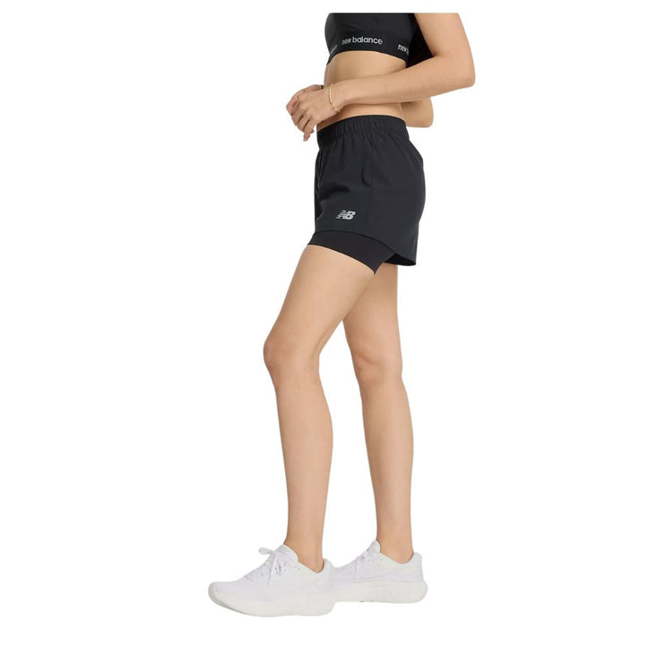New Balance | RC 2-in-1 Short 3" | Ladies | Black