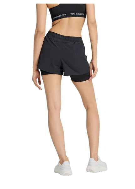 New Balance | RC 2-in-1 Short 3" | Ladies | Black