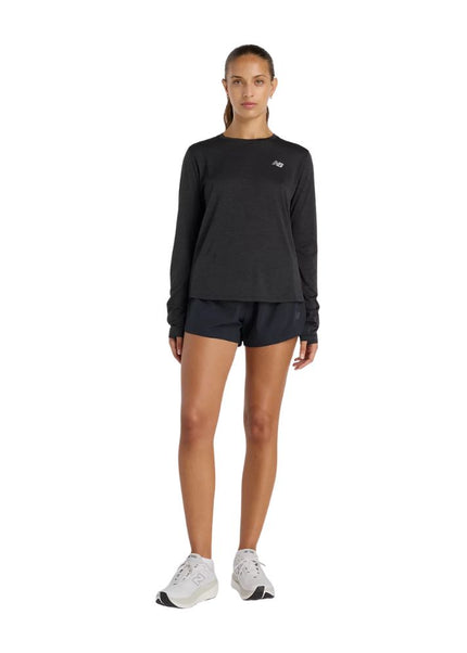 New Balance | RC Essential Long Sleeve | Dames | Caviar Heather