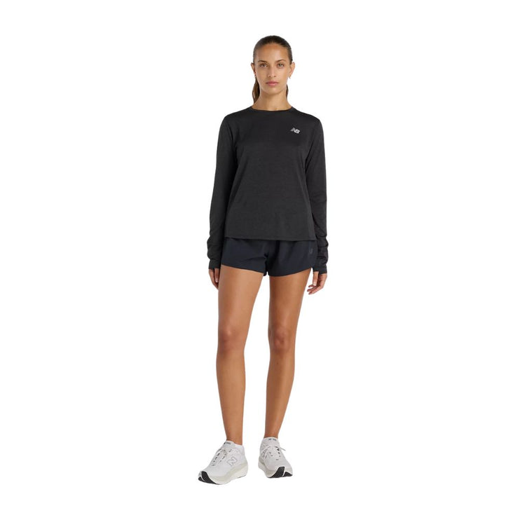 New Balance | RC Essential Long Sleeve | Dames | Caviar Heather