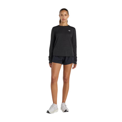 New Balance | RC Essential Long Sleeve | Dames | Caviar Heather