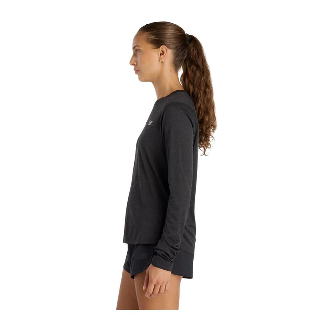 New Balance | RC Essential Long Sleeve | Dames | Caviar Heather