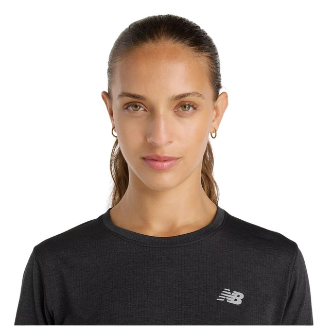 New Balance | RC Essential Long Sleeve | Dames | Caviar Heather