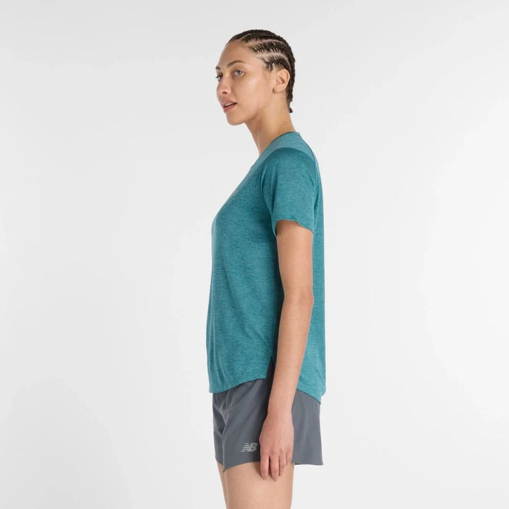 New Balance | RC Essential T-Shirt | Dames | Big teal