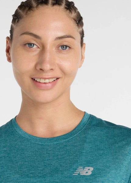 New Balance | RC Essential T-Shirt | Dames | Big teal