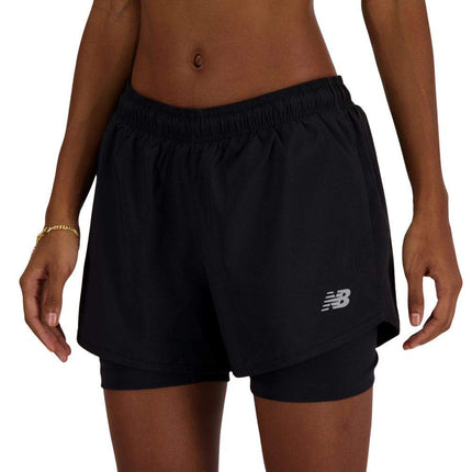 New Balance | 2-in-1 Short 3'' | Dames | Black