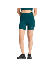 New Balance | RC Elite Storage Short 6" | Dames | Medusa Green