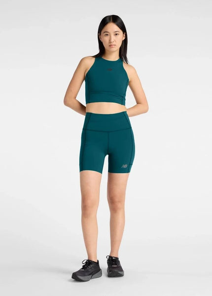 New Balance | RC Elite Storage Short 6" | Dames | Medusa Green