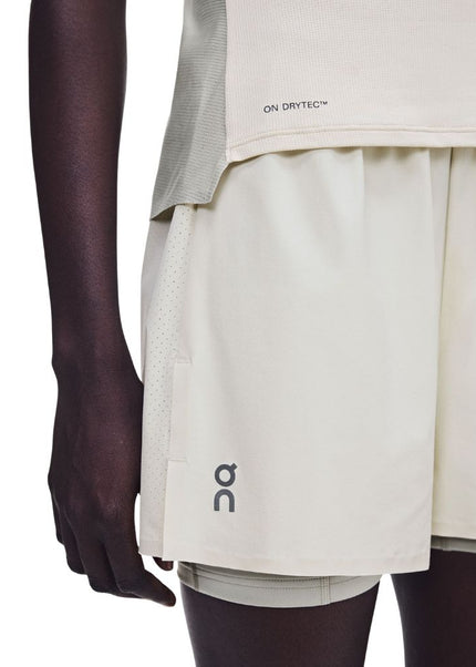 ON | 3'' Performance 2/1 Shorts | Dames | Hare / Brume