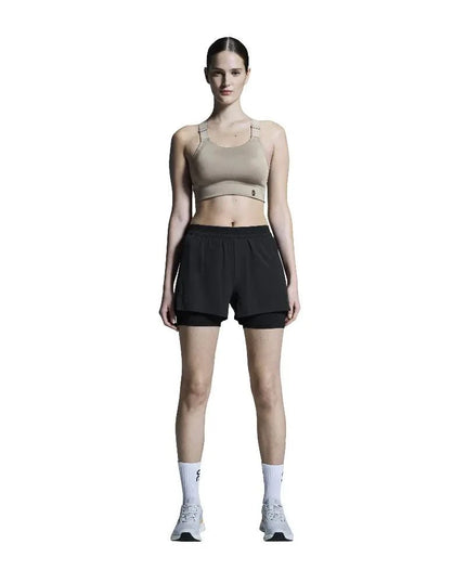 ON | 3'' Performance 2/1 Shorts | Dames | Black