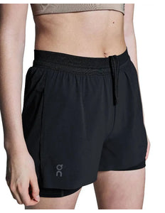 ON | 3'' Performance 2/1 Shorts | Ladies | Black