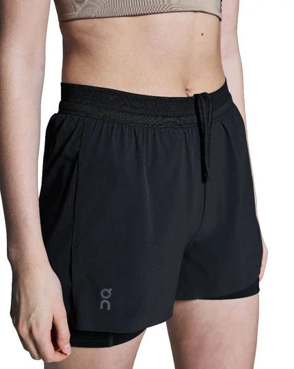 ON | 3'' Performance 2/1 Shorts | Ladies | Black