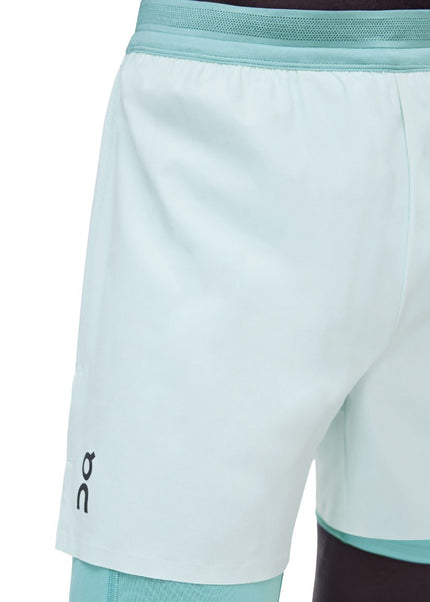ON | 5'' Performance 2/1 Shorts | Herren | Flurry /  Aquamarine