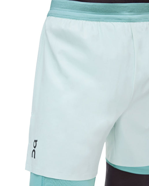 ON | 5'' Performance 2/1 Shorts | Men's | Flurry / Aquamarine