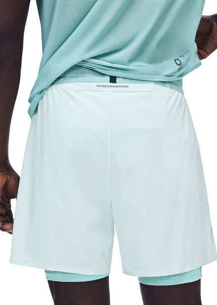 ON | 5'' Performance 2/1 Shorts | Herren | Flurry /  Aquamarine