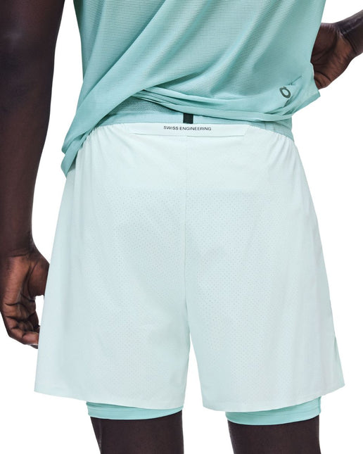 ON | 5'' Performance 2/1 Shorts | Men's | Flurry / Aquamarine