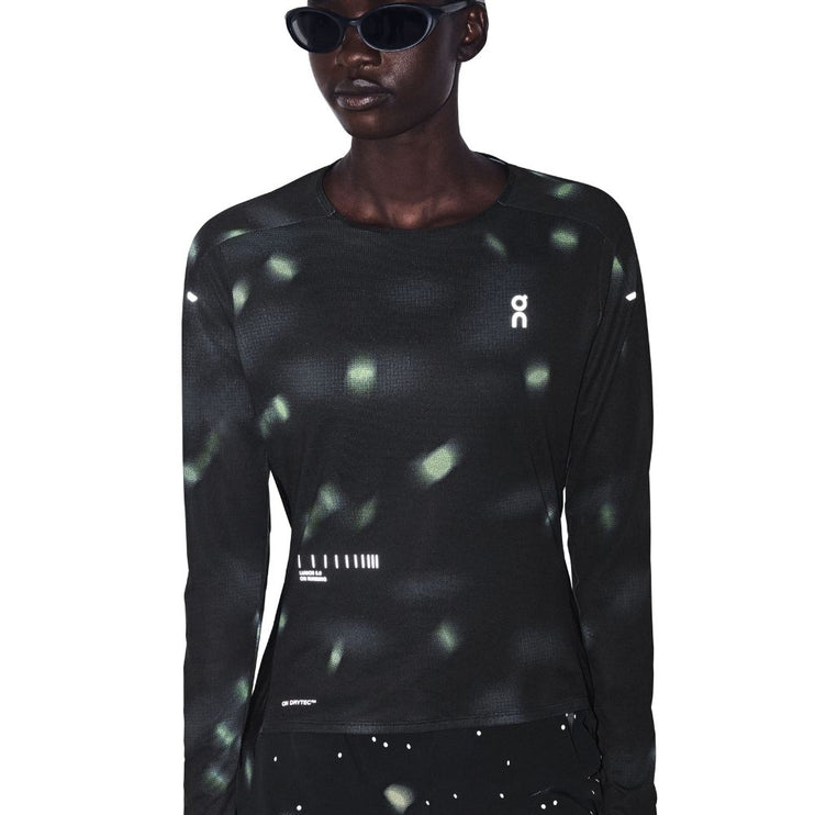 ON | Performance Long T-Shirt | Lumos Black | Dames