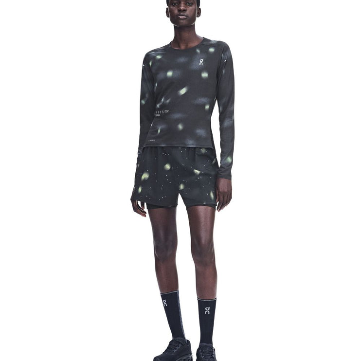 ON | Performance Long T-Shirt | Lumos Black | Dames