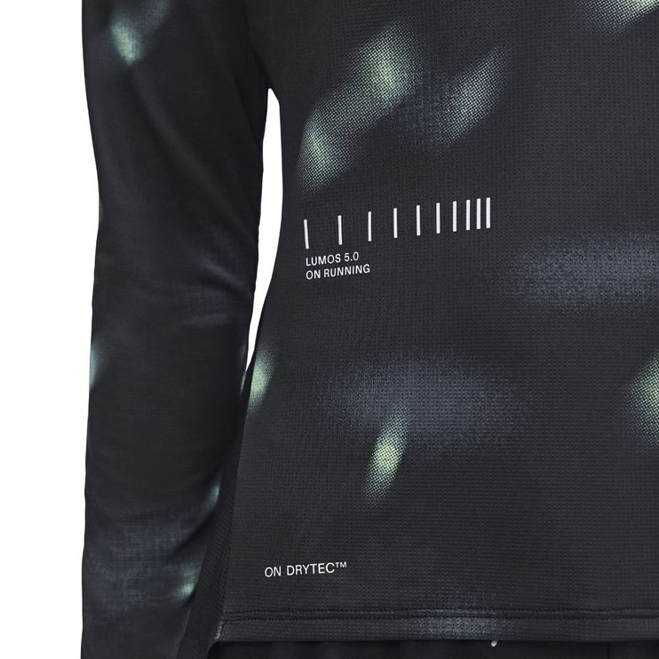 ON | Performance Long T-Shirt | Lumos Black | Dames