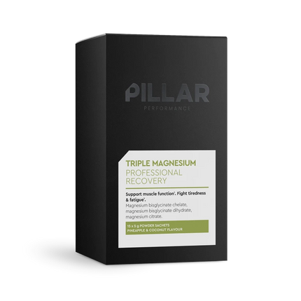 Pillar | Triple Magnesium Powder | Pineapple Coconut | Travel Pack