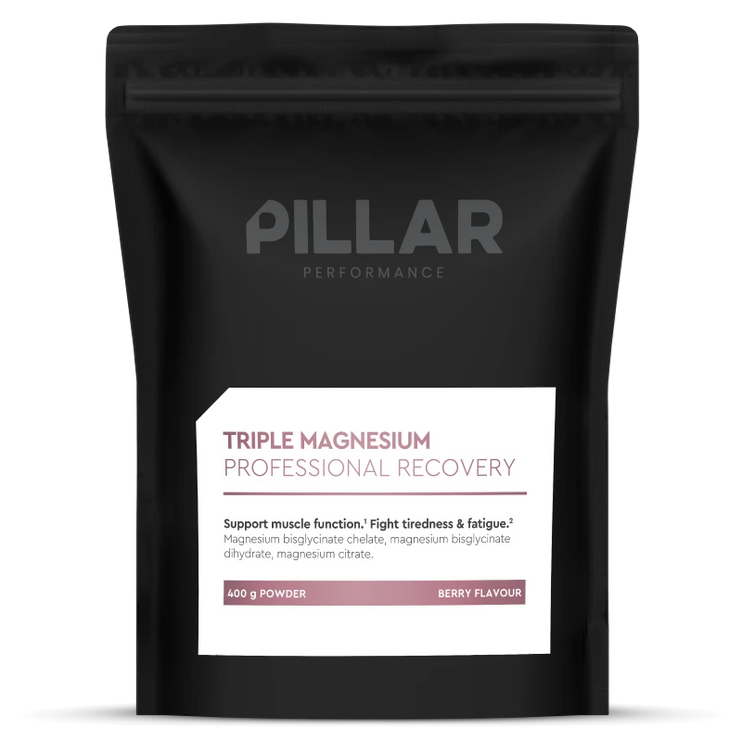 Pillar | Triple Magnesium Powder | Berry | Value Pack | 400 gram