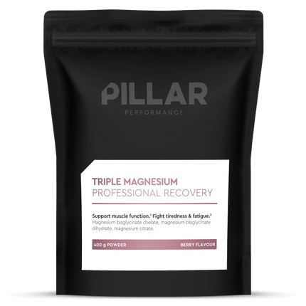 Pillar | Triple Magnesium Powder | Berry | Value Pack | 400 gram
