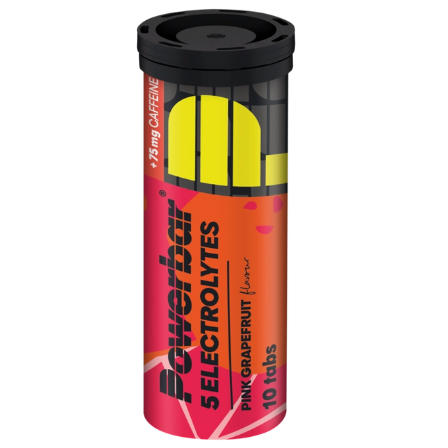 Powerbar | 5 Electrolytes Tabs | Pink Grapefruit (75mg caffeine)