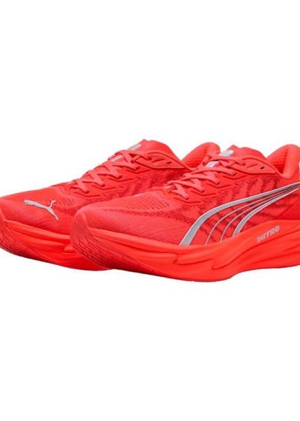 Puma | Deviate Nitro 4 | Heren | Red / Silver