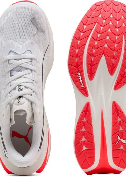 Puma | Deviate Pure Nitro | Dames | White / Red / Silver