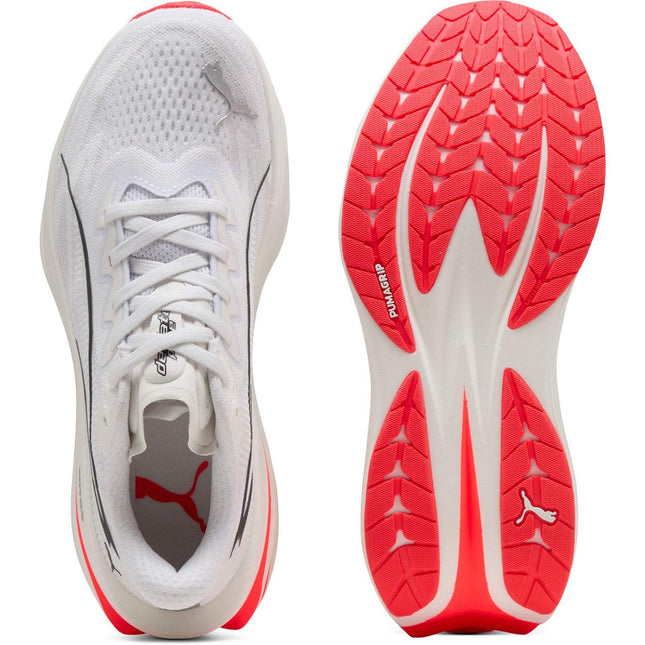 Puma | Deviate Pure Nitro | Men's | White / Red / Silver