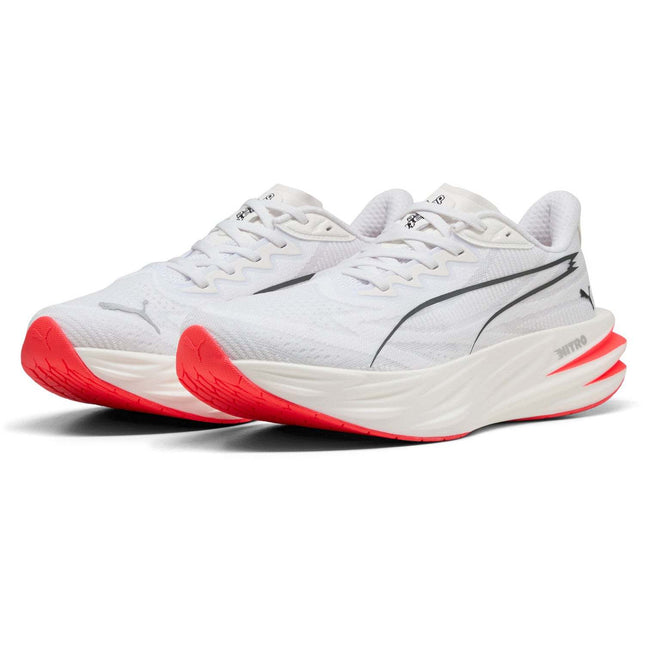 Puma | Deviate Pure Nitro | Men's | White / Red / Silver