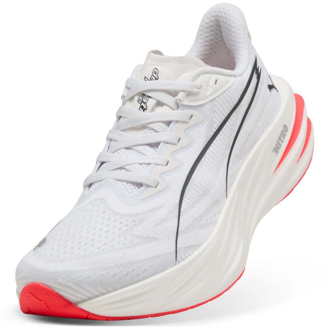 Puma | Deviate Pure Nitro | Men's | White / Red / Silver