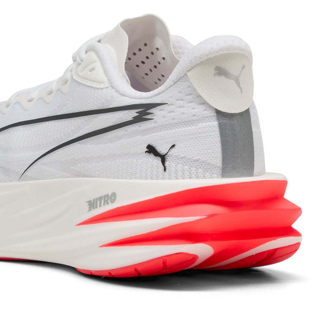 Puma | Deviate Pure Nitro | Men's | White / Red / Silver