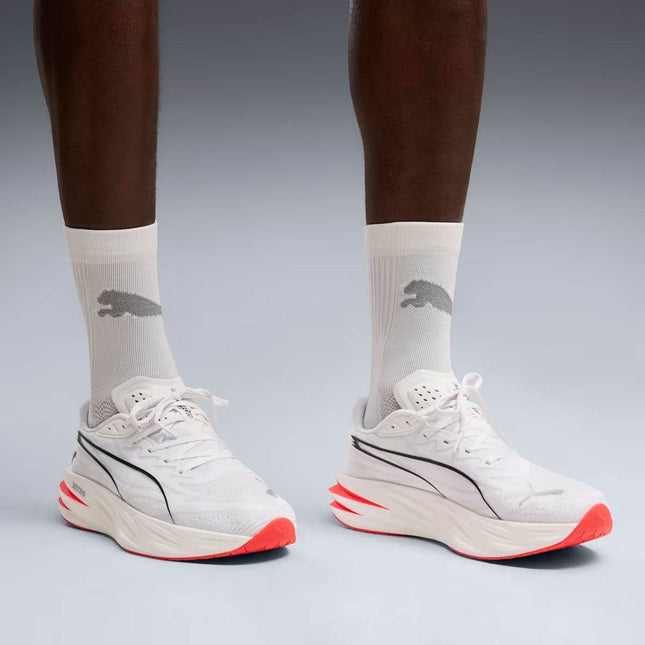 Puma | Deviate Pure Nitro | Men's | White / Red / Silver