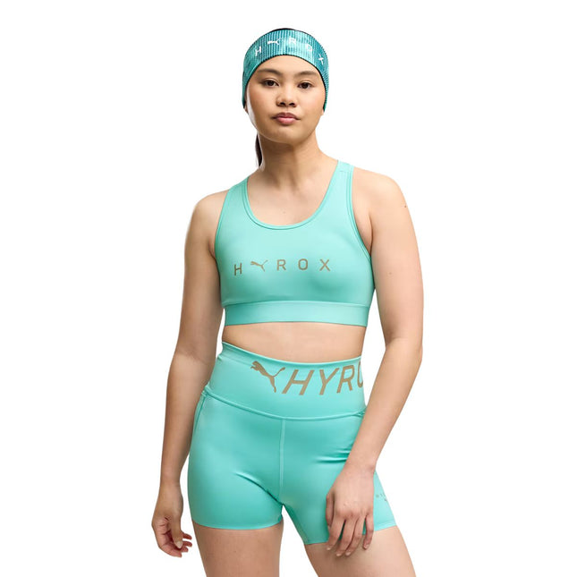 Puma | HYROX MID Sports Bra | Women's | Intense Mint