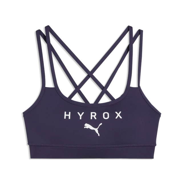 Puma | HYROX Move Strappy Bra | Dames | Deep Plum