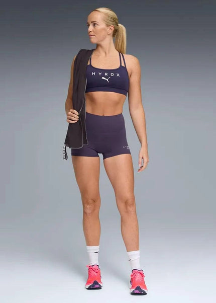 Puma | HYROX Move Strappy Bra | Dames | Deep Plum