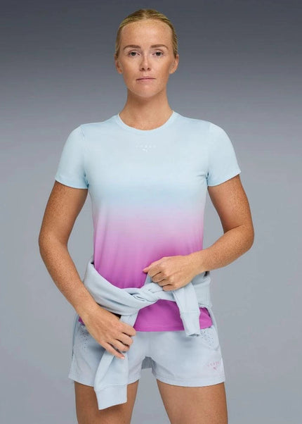 Puma | HYROX Poly Graphic T-shirt | Dames | Lucite / Orchid