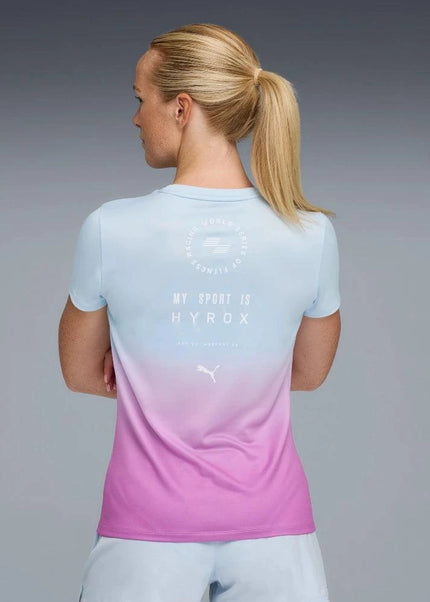 Puma | HYROX Poly Graphic T-shirt | Dames | Lucite / Orchid