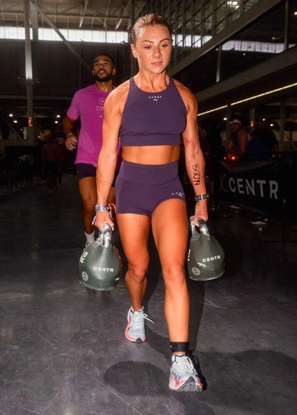 Puma | HYROX SHAPELUXE Short Tight 3'' | Dames | Deep Plum
