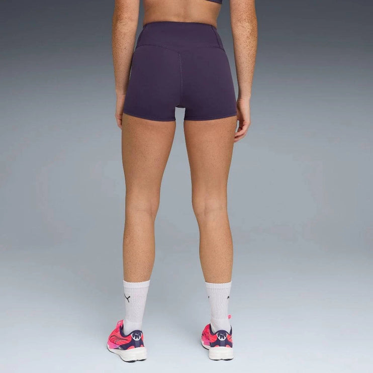 Puma | HYROX SHAPELUXE Short Tight 3'' | Dames | Deep Plum