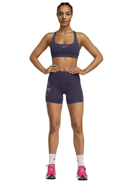 Puma | HYROX TAD Short Tight | Damen | Deep Plum