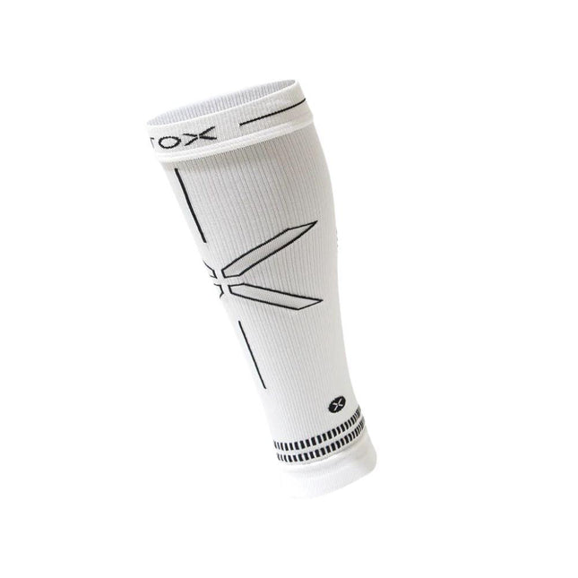 STOX | Compression Calf Sleeves | Dames | White / Black